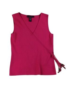 Cable & Gauge hot pink sleeveless knit top Size Small